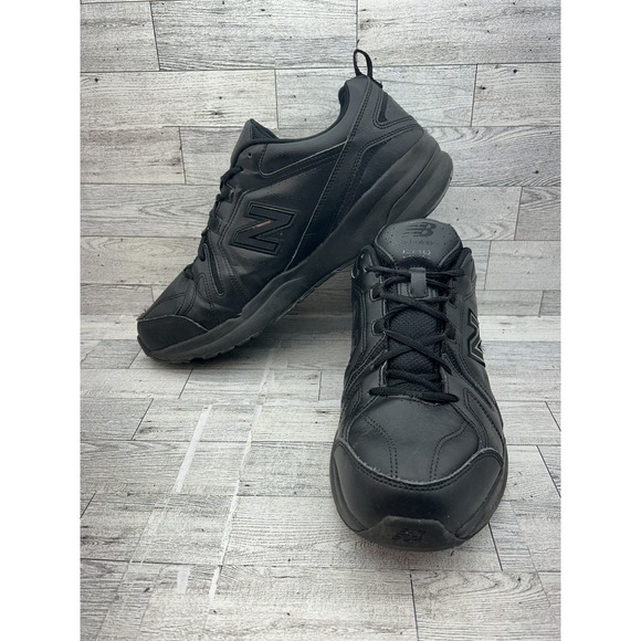 New Balance 608 Shoes Mens Size 14 Black MX608AB5 Slip Resistant Comfort Insert - Picture 1 of 13